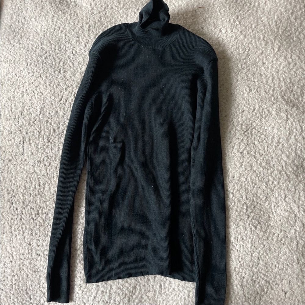 ASOS xl black ribbed sweater‎